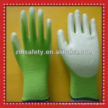 Gants enduits de PU de fibre de bambou